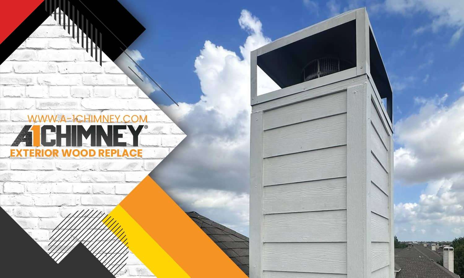 Chimney Exterior Wood Replacement